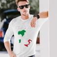 Italy National Pride 長袖Tシャツ 彼への贈り物