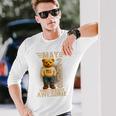 On Back 18歳 2008年5月 テディベア 18歳の誕生日 長袖Tシャツ 彼への贈り物