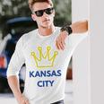 Royal Kc ファンカンザスシティクラウン 長袖Tシャツ 彼への贈り物