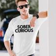 Sober Curious Lifestyle 長袖Tシャツ 彼への贈り物