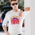 Stay Octimistic オクトパス 頭足類 イカ メンズ レディース 長袖Tシャツ 彼への贈り物