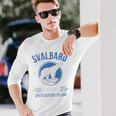 Svalbardpitzbergen ホッキョクグマ ロングイヤービーン ノルウェー ホッキョクグマ 長袖Tシャツ 彼への贈り物