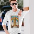 The Tower タロットカード パンケーキタワー 朝食 恋人 パンケーキ 長袖Tシャツ 彼への贈り物