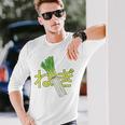 ねぎ ねぎ 漢字 長袖Tシャツ 彼への贈り物