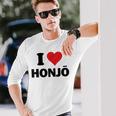 アイハート本庄 日本ラブ 日本土産 長袖Tシャツ 彼への贈り物