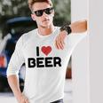 アイラブビール 長袖Tシャツ 彼への贈り物