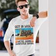 アライグマ愛好家 ゴミ拾い ダンプスターダイビング ゴミ箱 長袖Tシャツ 彼への贈り物