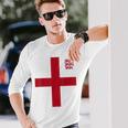 イングランドサッカージャージ。 長袖Tシャツ 彼への贈り物