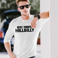 ウェストバージニア ヒルビリー アパラチア 面白い 長袖Tシャツ 彼への贈り物