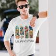 ウズベキスタン ブラシストローク ウズベキスタン 休暇のお土産 ウズベキスタン 長袖Tシャツ 彼への贈り物