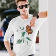 オオカバマダラ変態サイクル 長袖Tシャツ 彼への贈り物