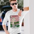 キャスパー 映画 クラシック レトロ コミック スタイル 長袖Tシャツ 彼への贈り物