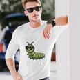キャタピラー ごっこ おもしろキャタピラー 長袖Tシャツ 彼への贈り物