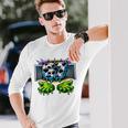 サッカー 67 シックスセブンファニージェンアルファミームドリップ 長袖Tシャツ 彼への贈り物
