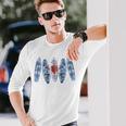 サーフィン サーフボード ヴィンテージ レトロ サーフボーダー ビーチ サーフィン 長袖Tシャツ 彼への贈り物