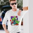 ザ・スーパーマリオギャラクシー・ムービー Toad And Yoshi Galaxy Fun 長袖Tシャツ 彼への贈り物