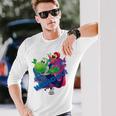 ザ・スーパーマリオギャラクシー・ムービー Wahootar Ride 長袖Tシャツ 彼への贈り物