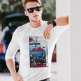バックプリント ディストレス Jdm ドリフトカー 日本国内市場 長袖Tシャツ 彼への贈り物