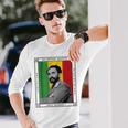 ハイレ・セラシエ一世陛下 長袖Tシャツ 彼への贈り物
