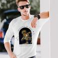 フランシスコ デ ゴヤ デザイン ホラー ゴシック アート 長袖Tシャツ 彼への贈り物