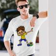 ブラジル国旗 Braziloccer Flag ブラジル代表サッカー 長袖Tシャツ 彼への贈り物