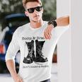 ブーツ&ブレースシャツ 反人種族のスキン スキンヘッド 長袖Tシャツ 彼への贈り物