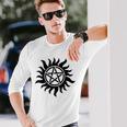 ペンタグラム スーパーナチュラル 長袖Tシャツ 彼への贈り物