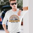 マチュピチュ ペルー インカトレイル お土産 ラマ アルパカ ヴィンテージ 長袖Tシャツ 彼への贈り物