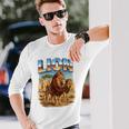 ライオン ヴィンテージ 70年代 90年代 レトロ ライオン アフリカ 動物好き 長袖Tシャツ 彼への贈り物