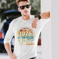 ヴィンテージカー 1976 年4月 50 歳の誕生日 1976 年のクラシックカー 長袖Tシャツ 彼への贈り物