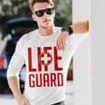 救命救急救命士のライフセーバー Lifeguard 長袖Tシャツ 彼への贈り物