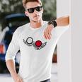 日輪・月輪 長袖Tシャツ 彼への贈り物