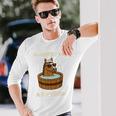 競馬 馬tシャツ 馬 おもしろtシャツ レース 乗馬 競馬 面白いtシャツ メンズ ネタ 大人 男性 私は頑張らない 長袖Tシャツ 彼への贈り物