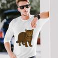 西表山猫 沖縄 日本 カタカナ 長袖Tシャツ 彼への贈り物