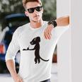詩とメルヘン 東君平 インド洋の犬 長袖Tシャツ 彼への贈り物