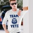 野獣のイエティ 忌まわしい雪だるまのユーモア 私はイエティが大好き Team Yeti 長袖Tシャツ 彼への贈り物
