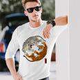 陰陽風水太地-虎 日本中国美術 長袖Tシャツ 彼への贈り物