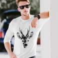 鹿 ハンターハンティング 長袖Tシャツ 彼への贈り物