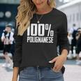 100 Polignanese Polignano A Mare 長袖Tシャツ 彼女への贈り物
