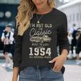 1954年生まれ、72歳の誕生日、クラシックカー 長袖Tシャツ 彼女への贈り物