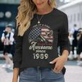 1989 愛国的なイーグル、37歳の誕生日、アメリカ国旗 愛国的 長袖Tシャツ 彼女への贈り物