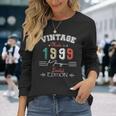 1999年5月生まれ ヴィンテージ Happy Birthday 25歳 長袖Tシャツ 彼女への贈り物