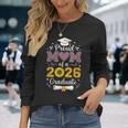 2026年卒業生シニアヒマワリヒョウの心臓の誇り高き母 長袖Tシャツ 彼女への贈り物