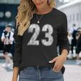 23 ジャージ ナンバー23 ユニフォーム 大ファン好きな選手 長袖Tシャツ 彼女への贈り物