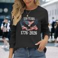 250 Anniversary Usa 2026 Patriotic Eagle 250Th 4Th Of July 長袖Tシャツ 彼女への贈り物