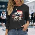 250Th Anniversary Usa Patriotic 250 Years American 4Th July 長袖Tシャツ 彼女への贈り物
