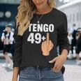 50歳の誕生日 おもしろユーモア 49 プラスワン オリジナルパーティー 長袖Tシャツ 彼女への贈り物