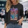 53歳の誕生日の面白いシャツ オールドメーター 面白い53歳ギフト 長袖Tシャツ 彼女への贈り物