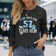 57歳の誕生日 57歳 猫 ママ 猫好き 誕生日 長袖Tシャツ 彼女への贈り物