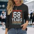 68歳の誕生日プレゼント 68歳 816ヶ月 レトロ ヴィンテージ 長袖Tシャツ 彼女への贈り物